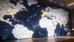 Star Map Murals & Backdrops